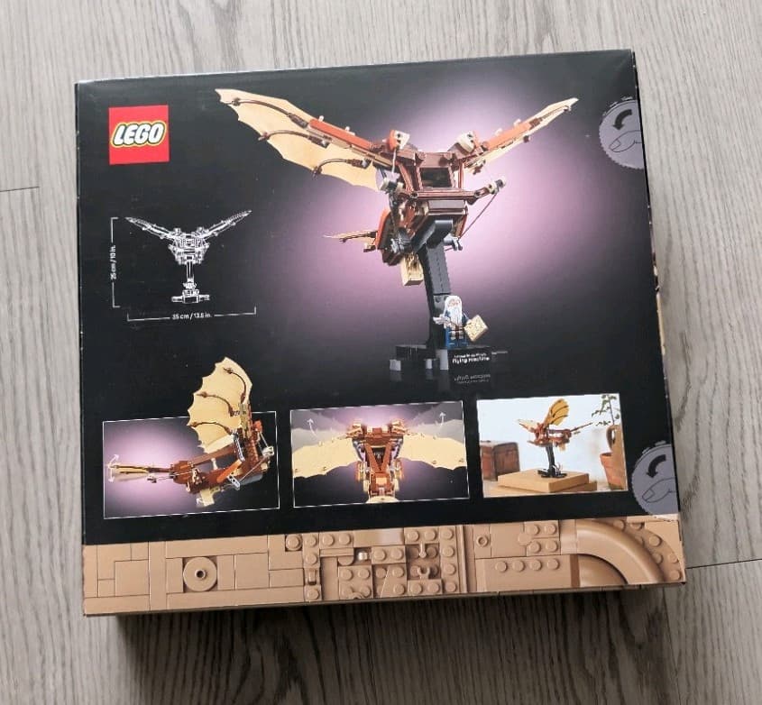 LEGO Icons Leonardo Da Vinci's Flying Machine 10363 493 pcs 18+